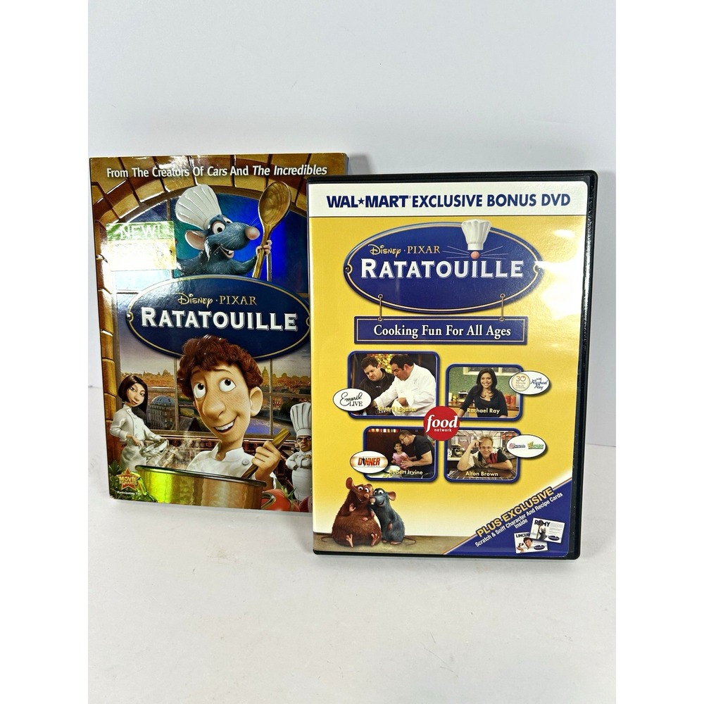 Disney Pixar Ratatouille DVD (2007) Walmart Exclusive Bonus Disc Family Cooking